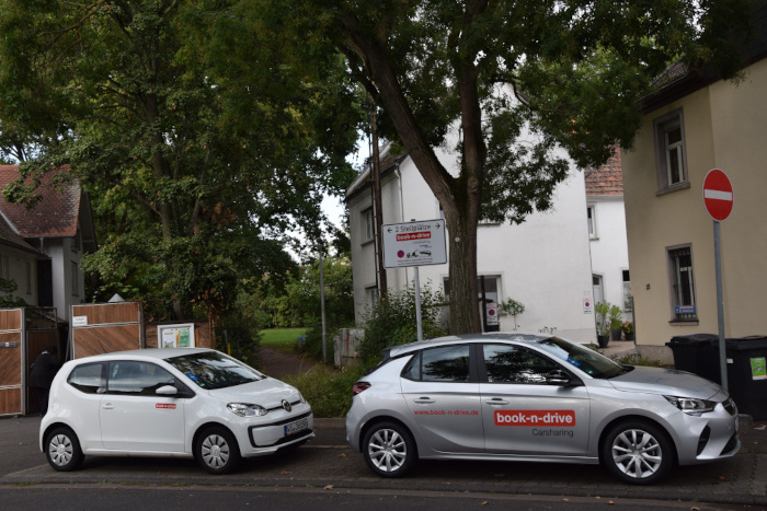 Carsharing-Station in der Reichsapfelstraße