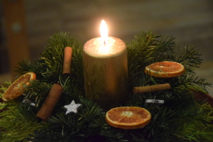 Weihnachtliche Kerze Weihnachtliche Kerze